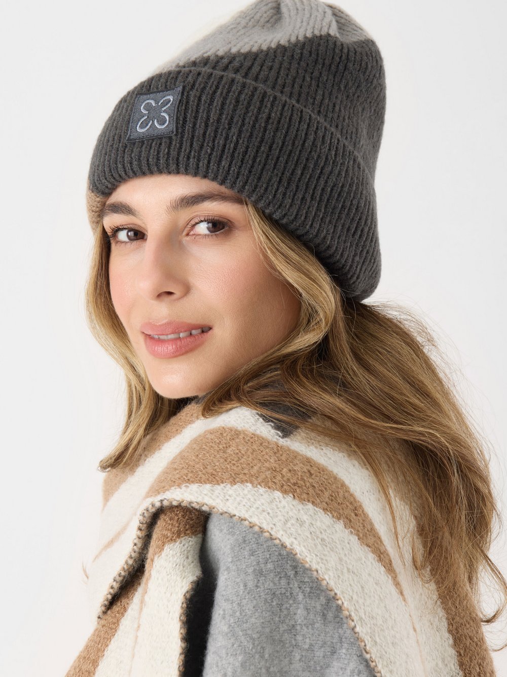 Thumbnail - Codello Mütze Damen mehrfarbig gemustert, ONE SIZE