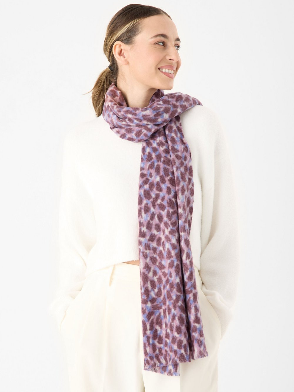 Codello Schal Damen rosa bedruckt, ONE SIZE