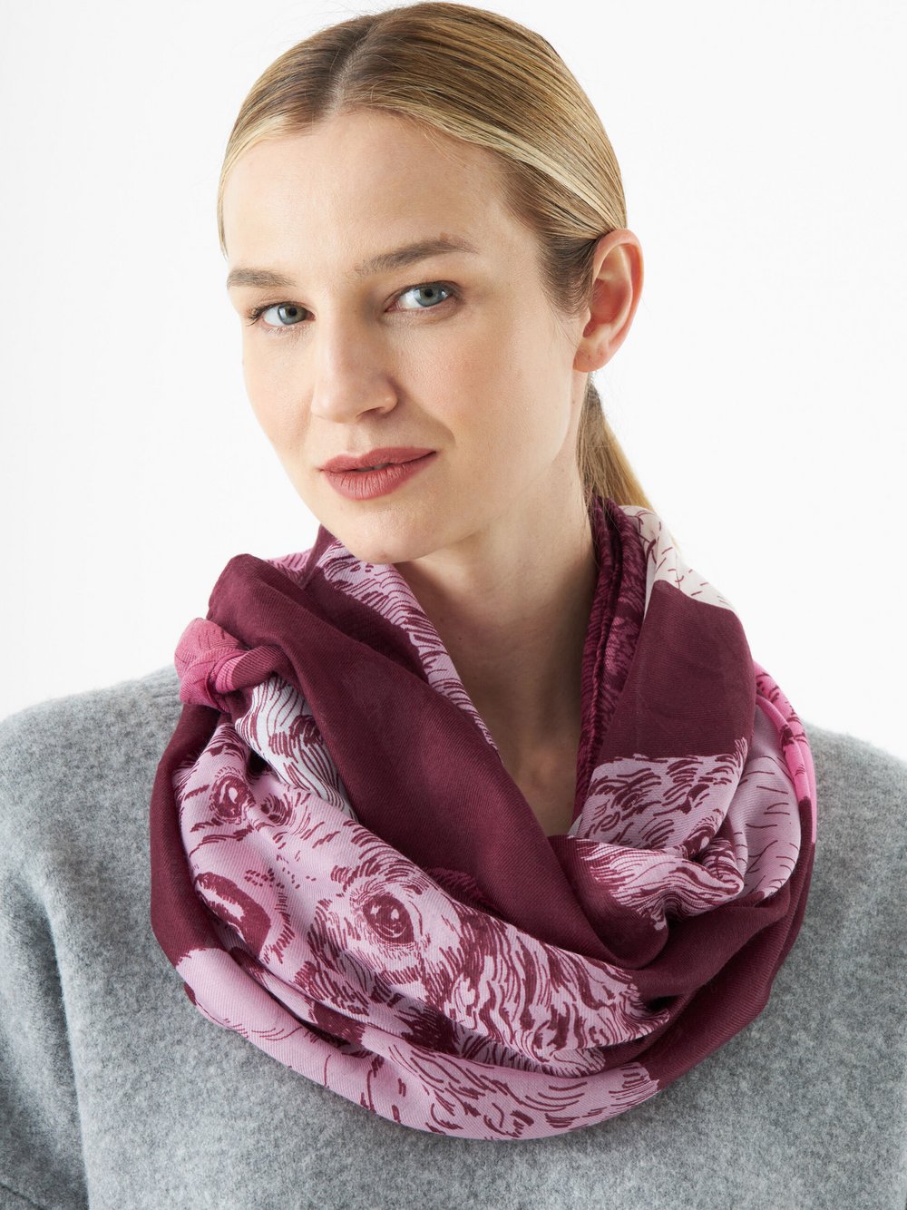 Thumbnail - Codello Loop Damen rot bedruckt, ONE SIZE