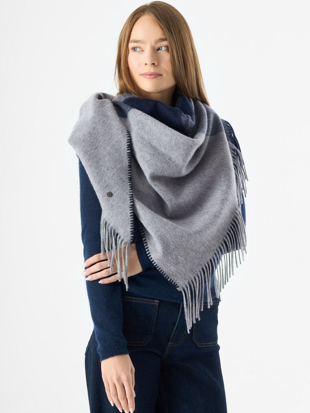 Thumbnail - Codello Schal Damen Wolle mehrfarbig gemustert, ONE SIZE