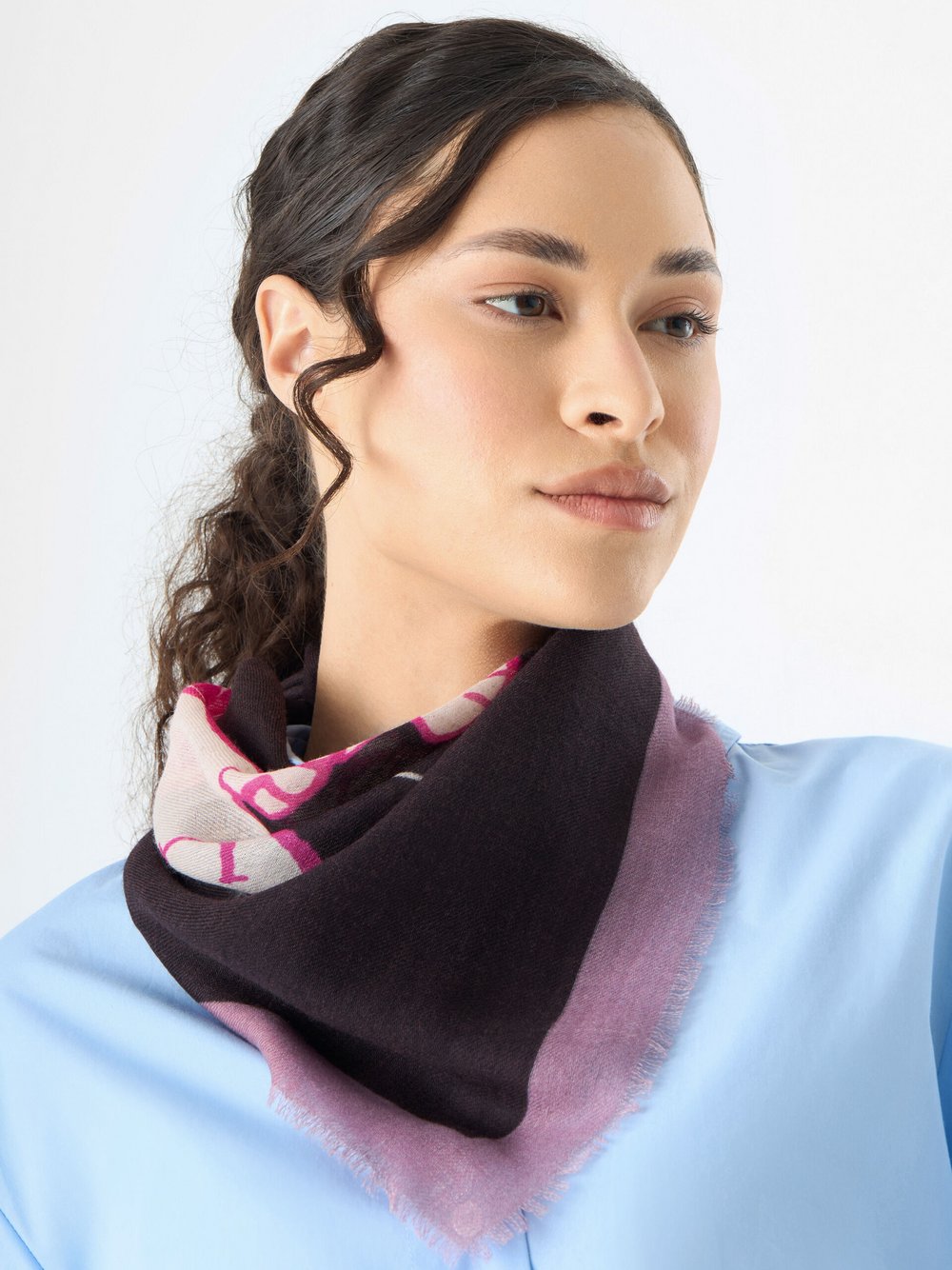 Thumbnail - Codello Tuch Damen Wolle mehrfarbig bedruckt, ONE SIZE