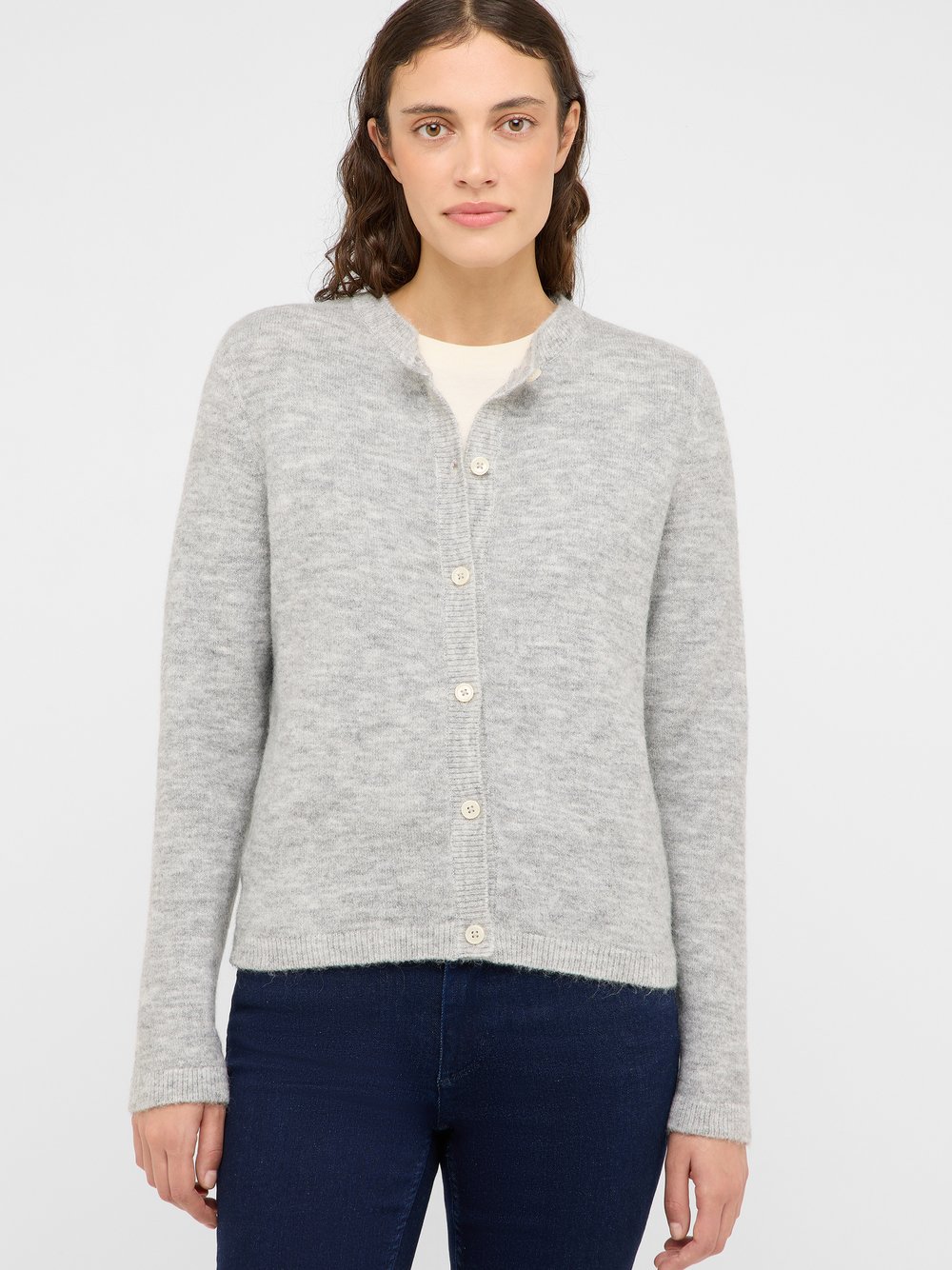 Mustang Cardigan Damen grau meliert, XS
