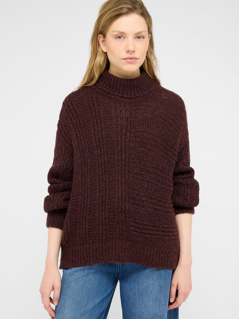 Mustang Strickpullover Damen Baumwolle braun, XXS