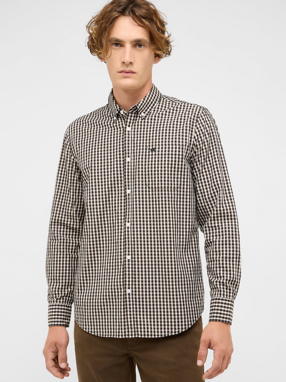 Mustang Hemd Herren Regular Fit Baumwolle mehrfarbig, XXXL