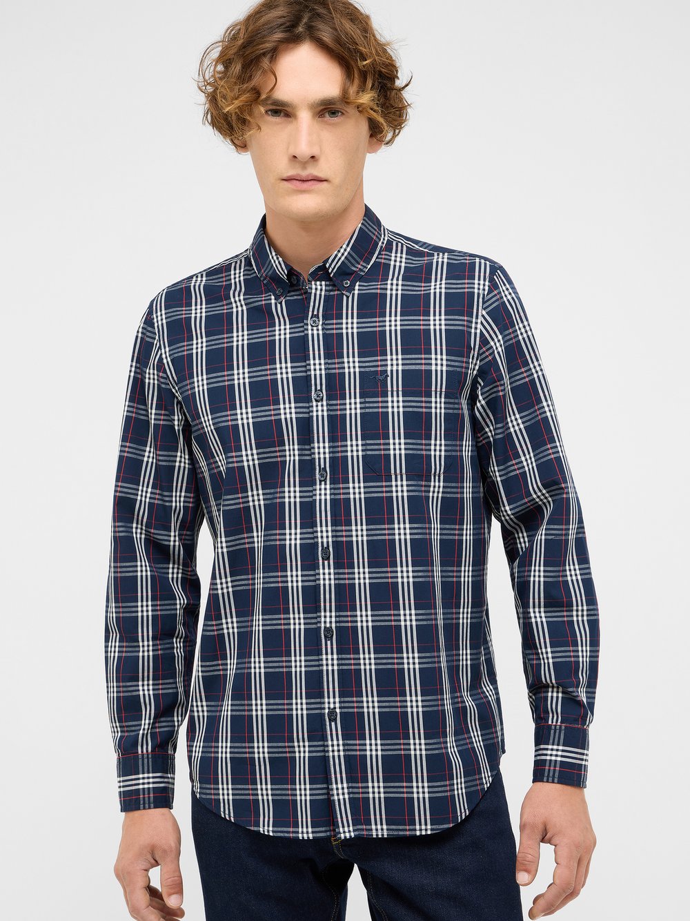 Mustang Hemd Herren Regular Fit Baumwolle mehrfarbig, XXXL