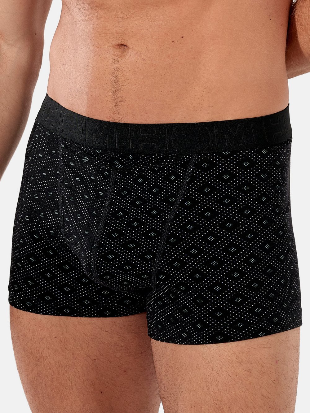 Thumbnail - HOM Retro Short  Herren Baumwolle schwarz, XL