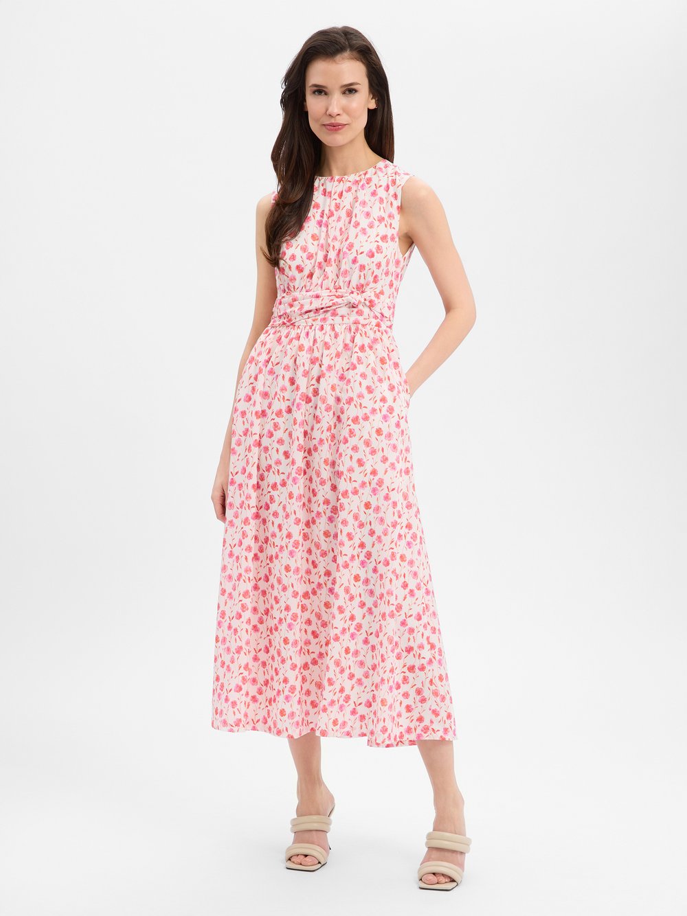 Marie Lund Maxikleid Damen pink gemustert, 34