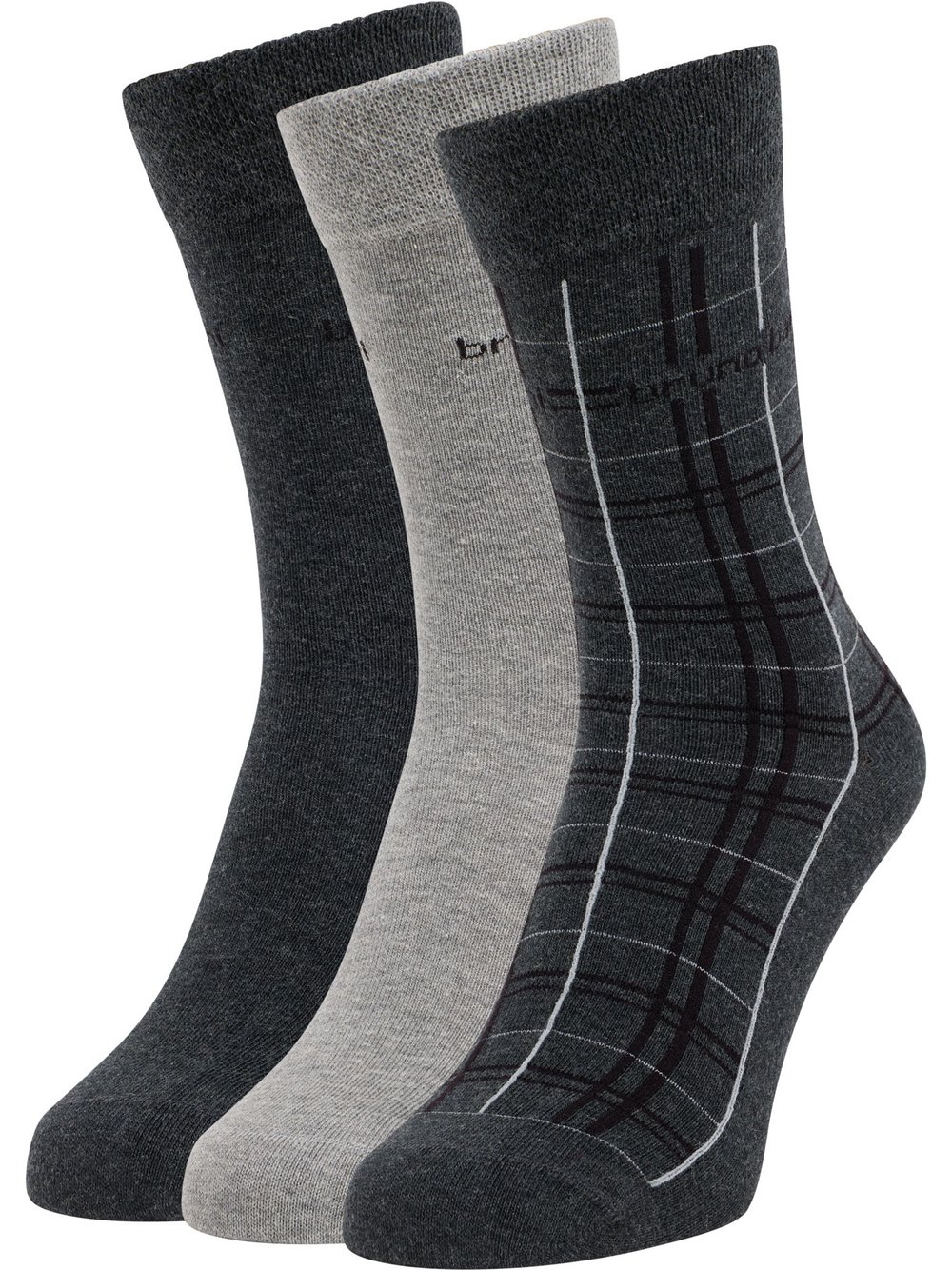 Thumbnail - Bruno Banani Businesssocken  Herren Baumwolle mehrfarbig bedruckt, 43-46