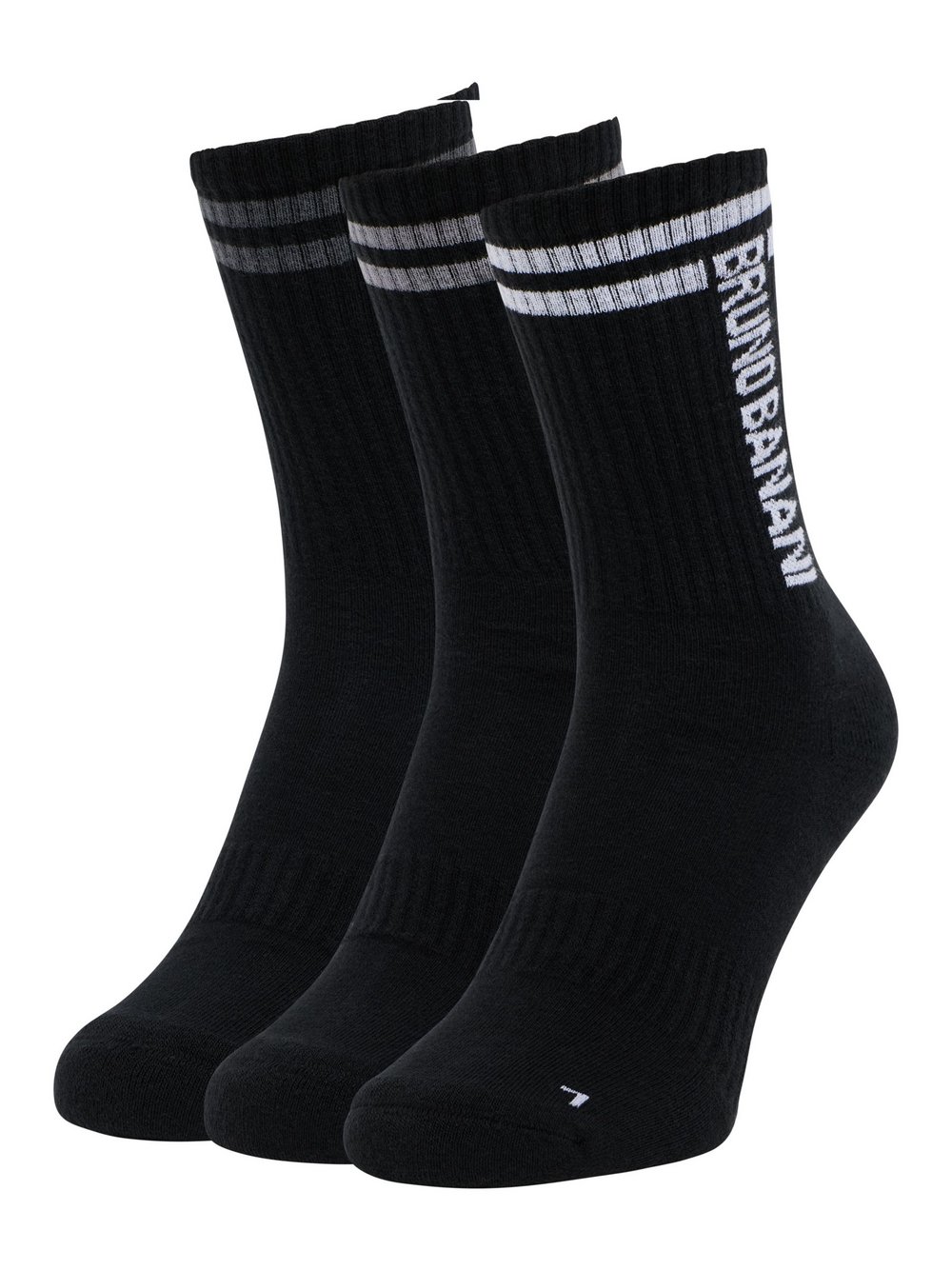 Bruno Banani Sportsocken Herren Baumwolle schwarz, 43-46