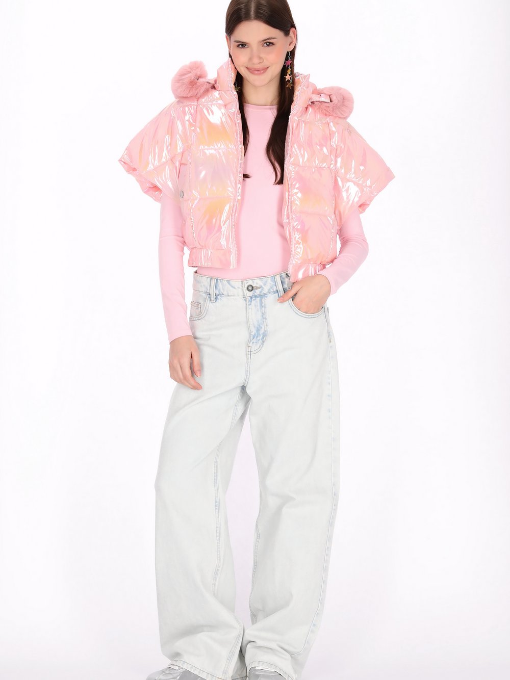 MyMo Weste Damen mehrfarbig, S