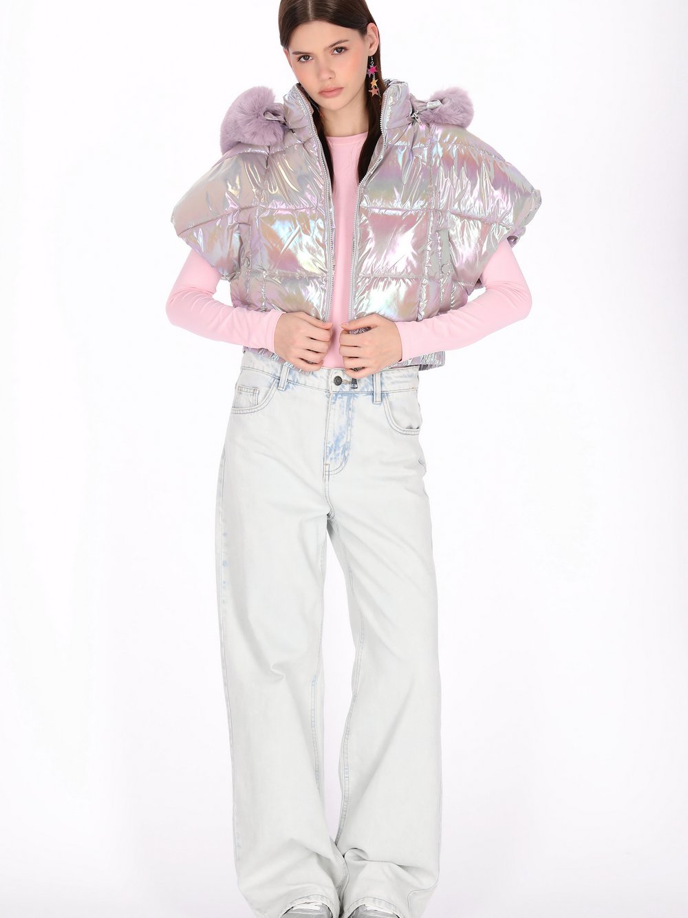 MyMo Weste Damen mehrfarbig, S