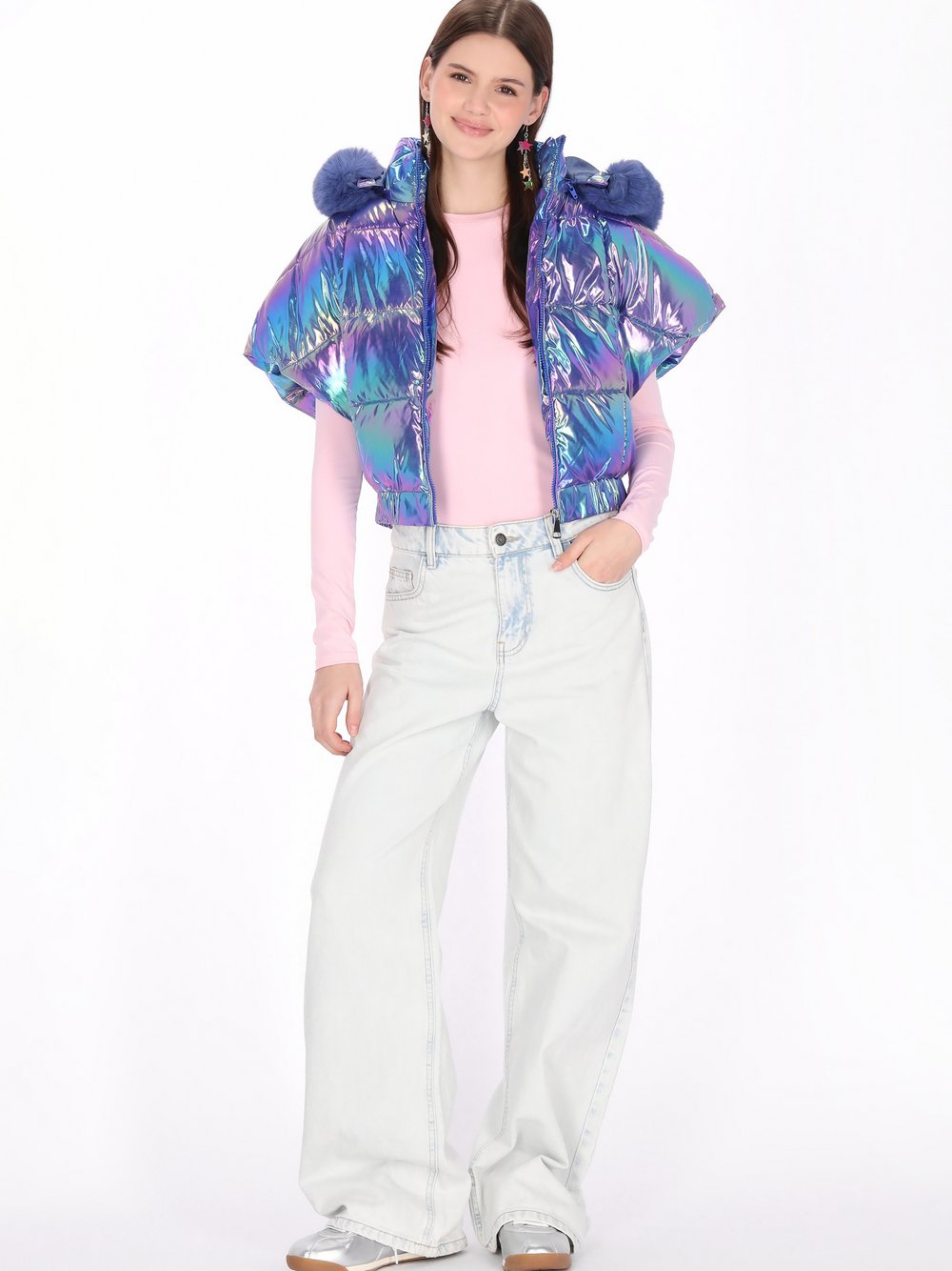 MyMo Weste Damen mehrfarbig, L