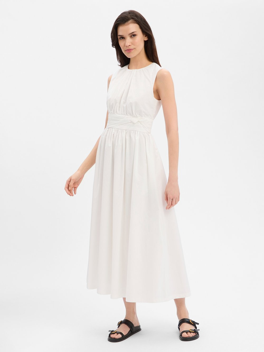 Marie Lund Sommerkleid Damen Baumwolle (100%) weiß, 38