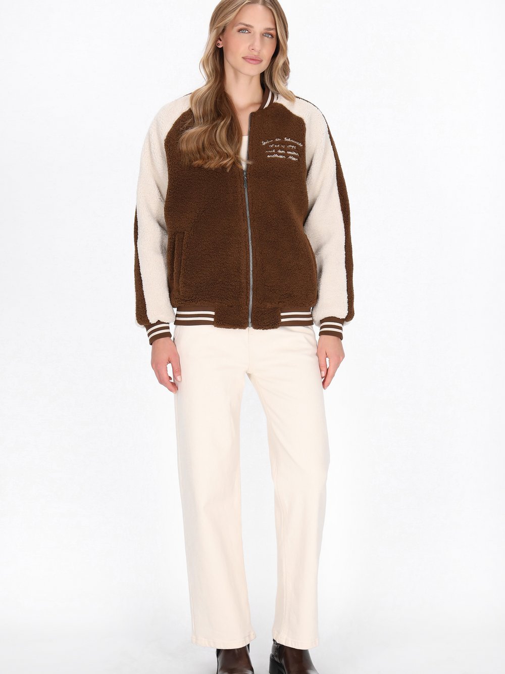 Dreimaster Jacke Damen braun, M