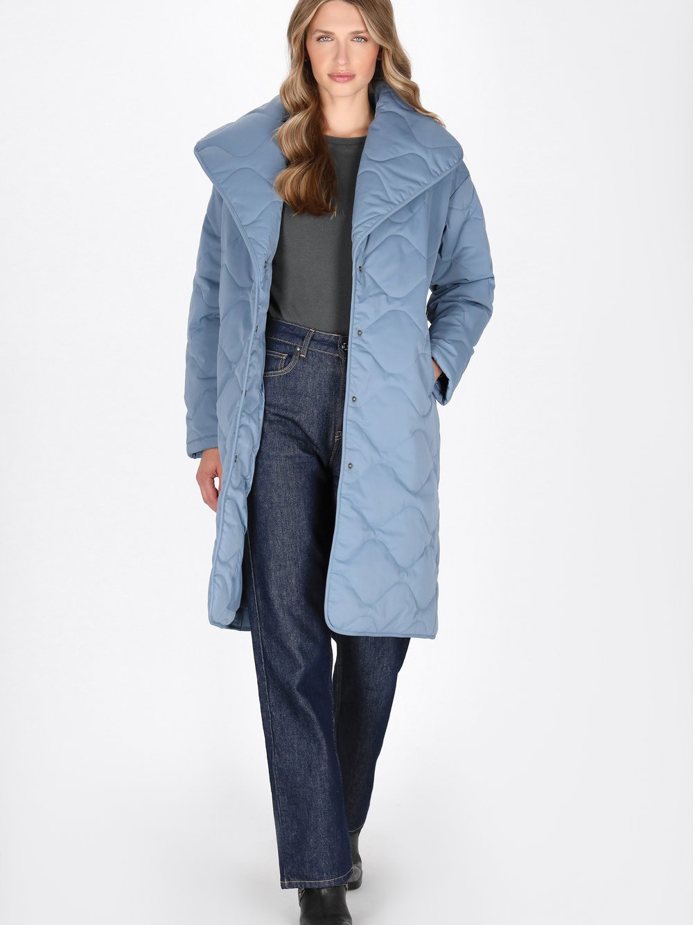 Dreimaster Mantel Damen mehrfarbig, XL