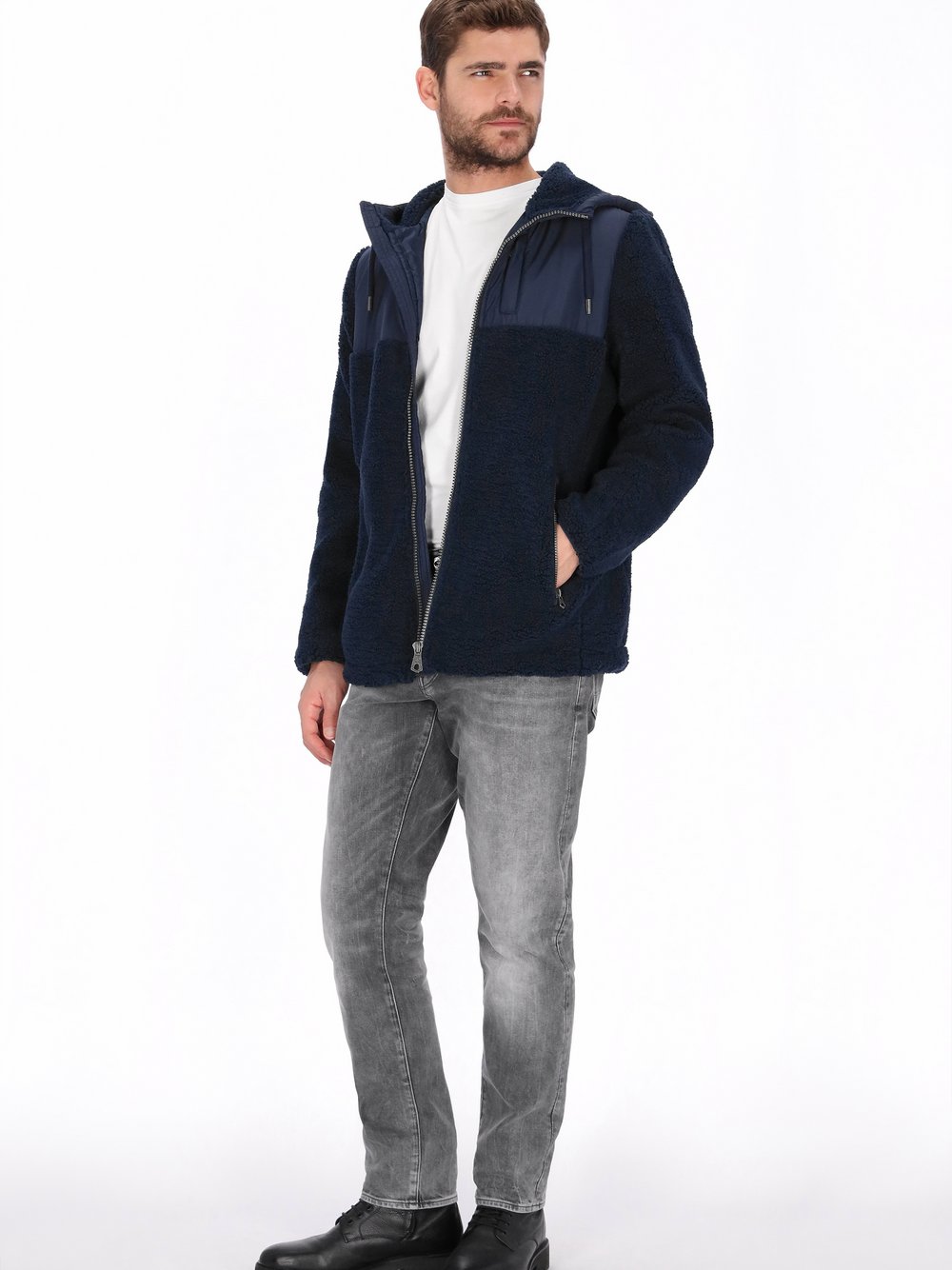 Dreimaster Jacke Herren blau, L