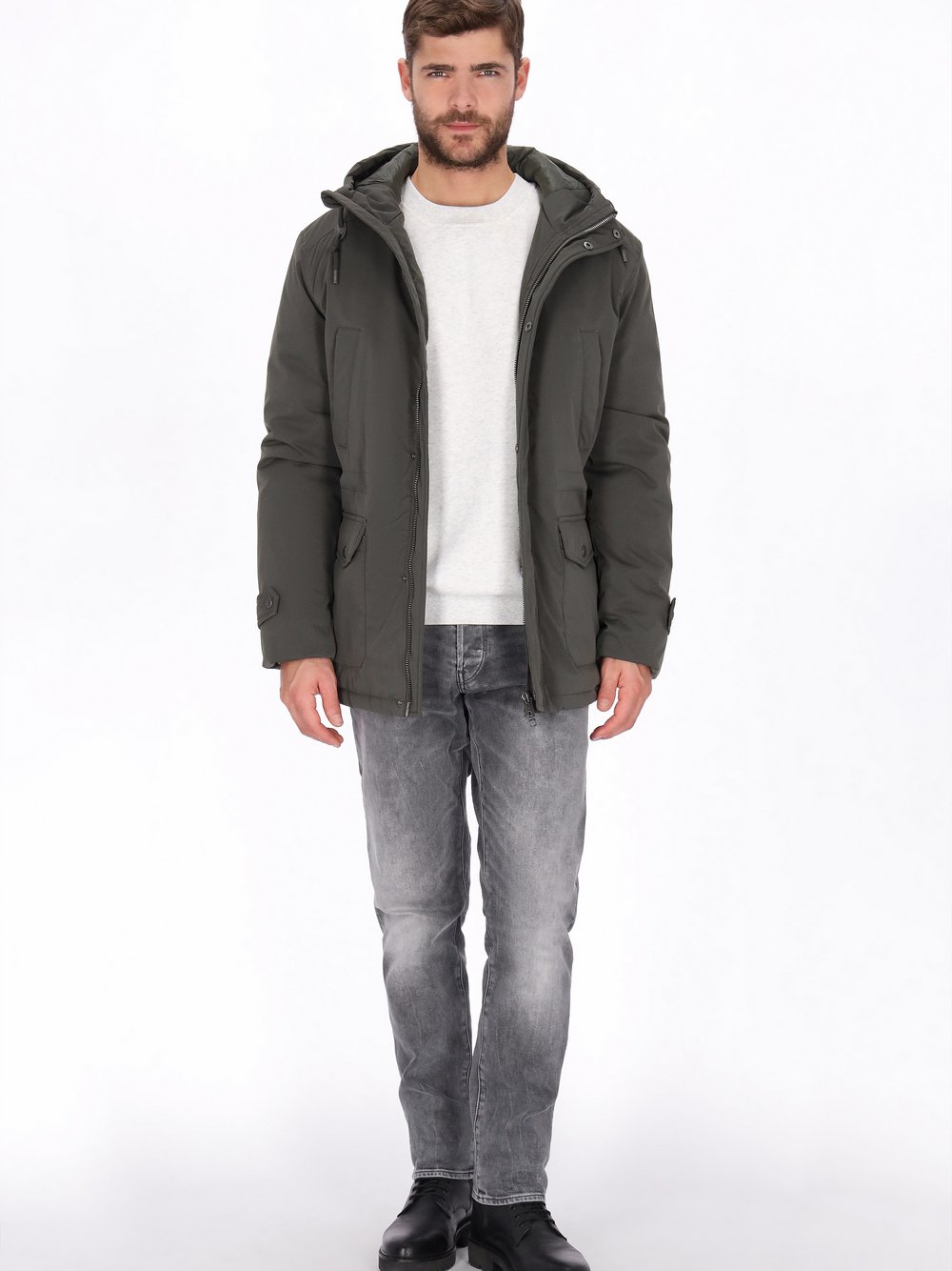 Dreimaster Jacke Herren grün, S