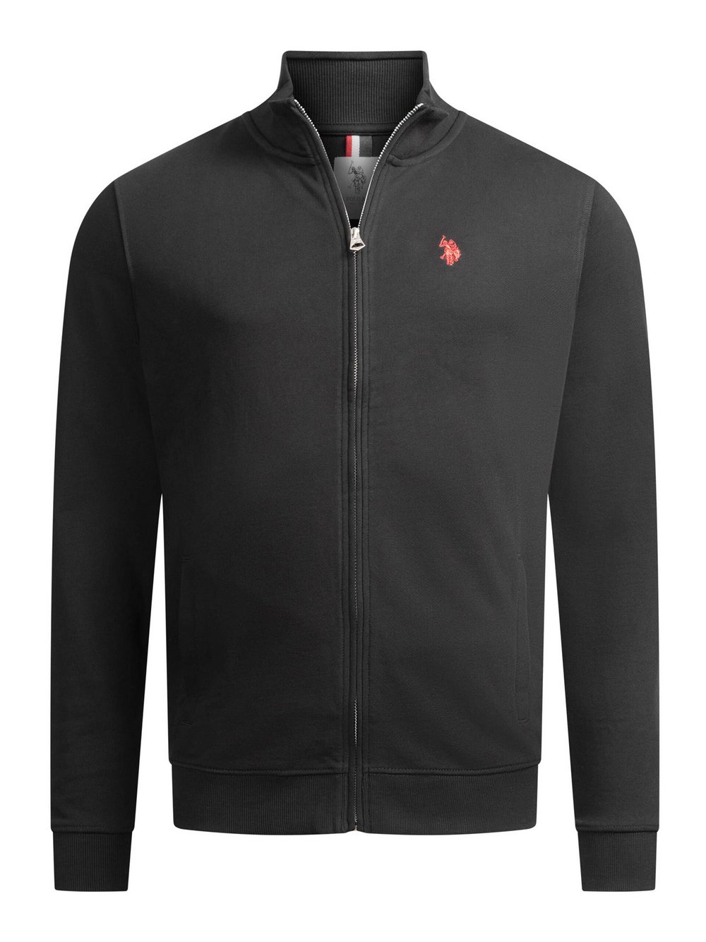 Thumbnail - U.S. Polo Assn. Sweatjacke  Herren Baumwolle schwarz, L