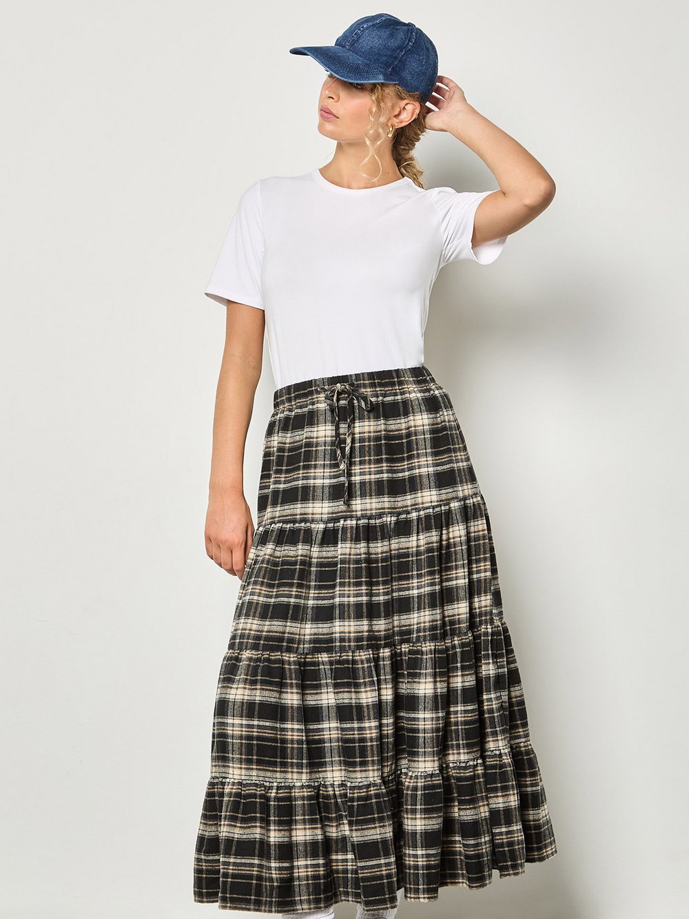 Thumbnail - Apricot Rock Damen schwarz gemustert, 36