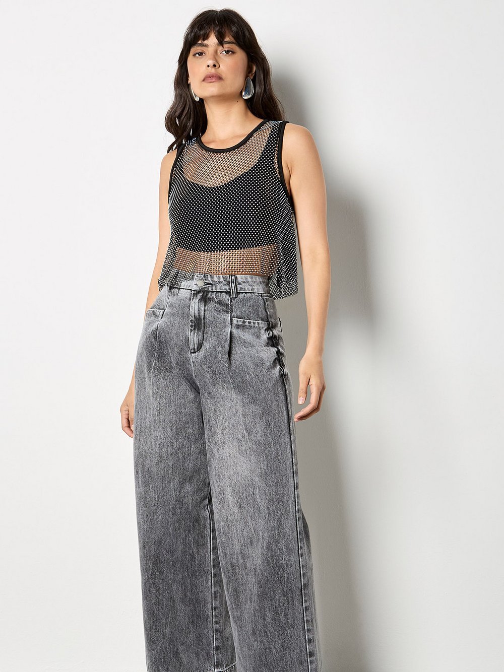 Apricot Top Damen schwarz, 36