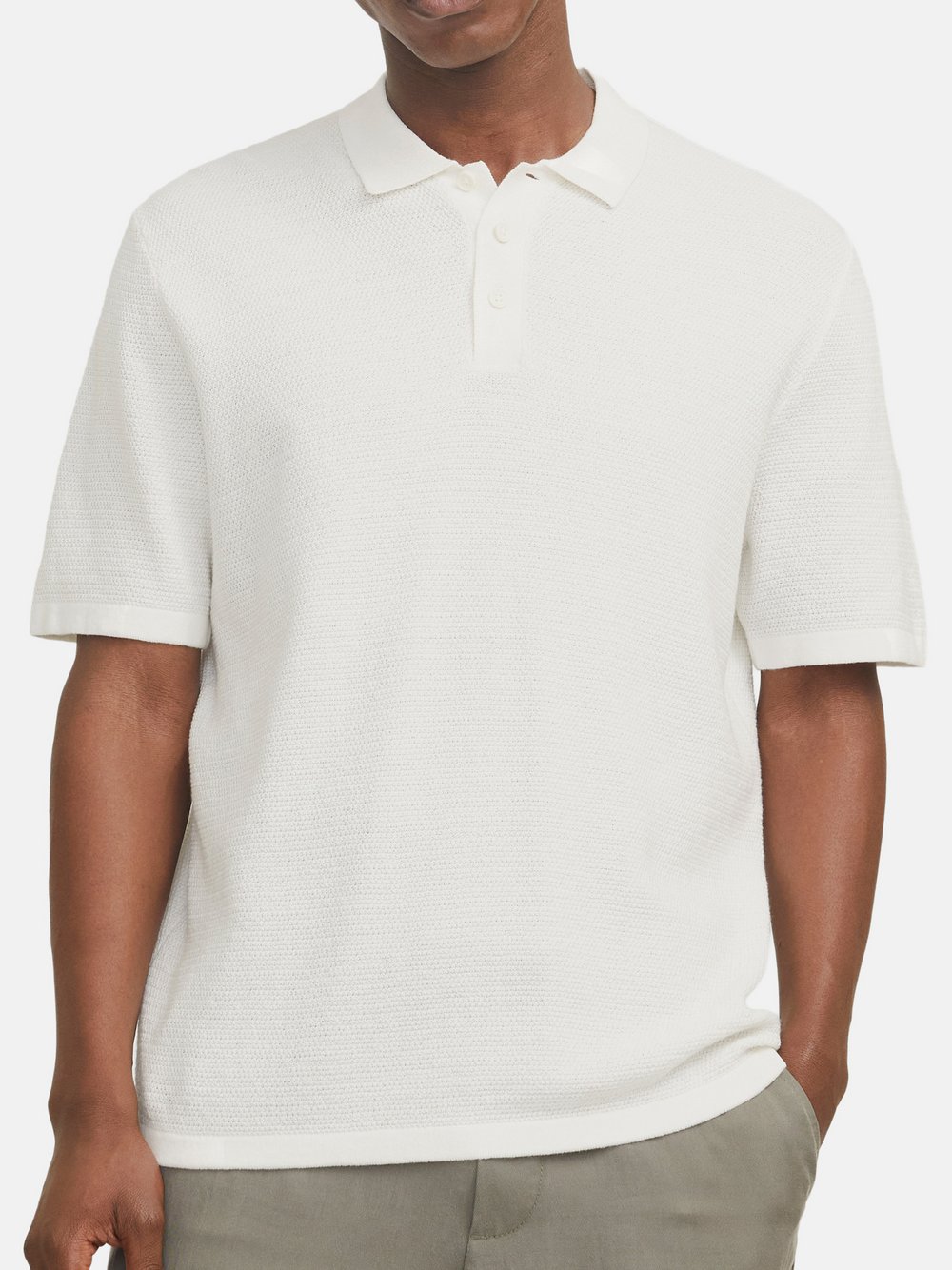 Thumbnail - Jack & Jones Poloshirt Herren Baumwolle weiß, M