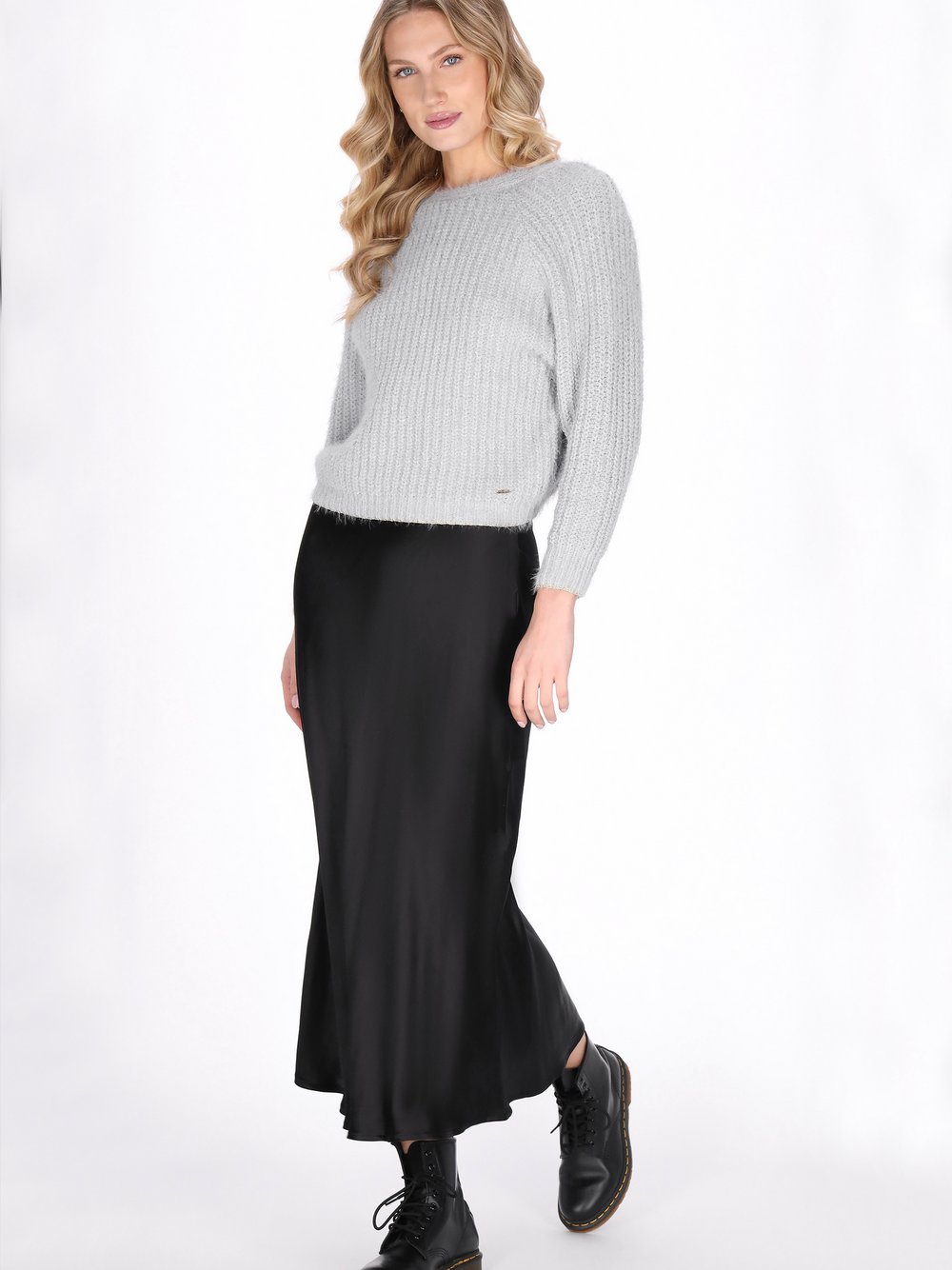 Dreimaster Pullover Damen grau, XS/S