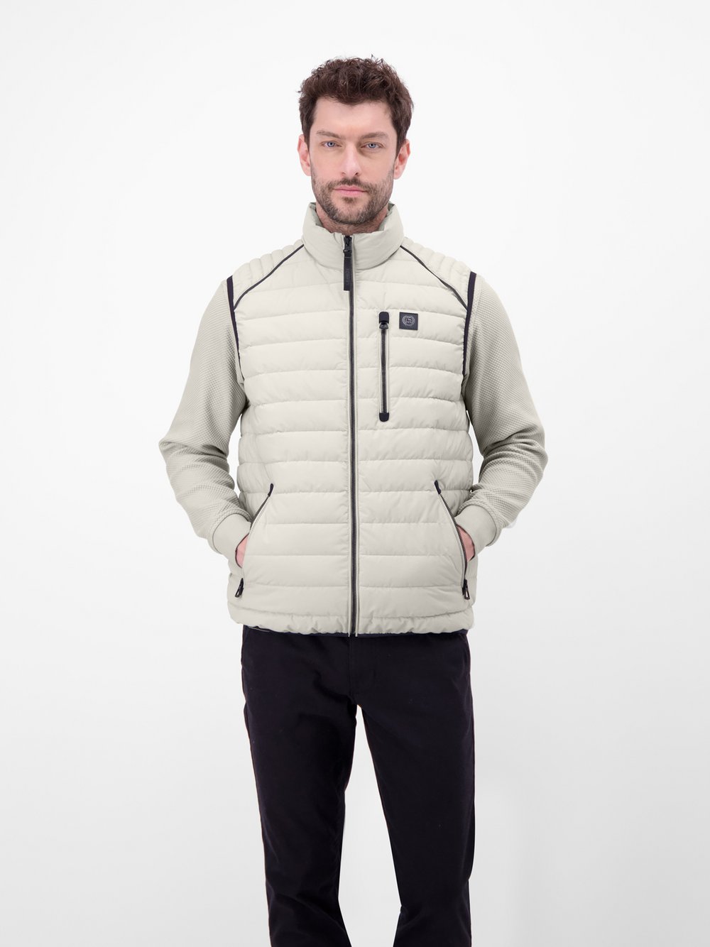 LERROS Steppweste Herren beige, S