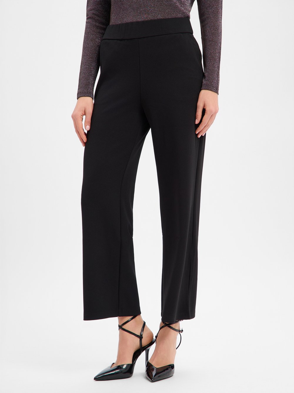 zero Stoffhose Damen schwarz, 42