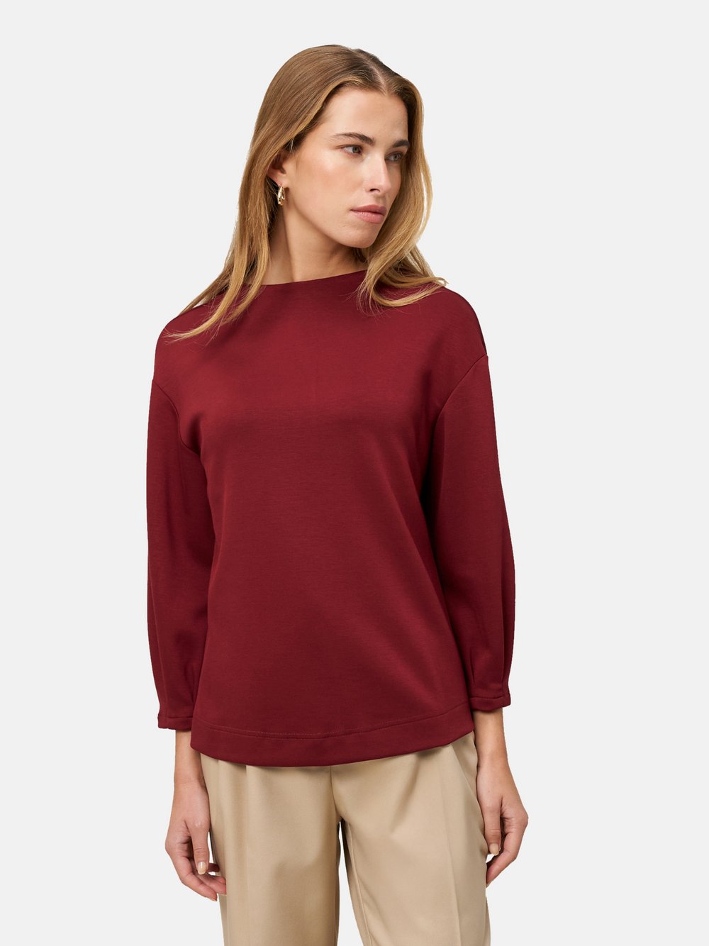zero Sweatshirt Damen rot, 40