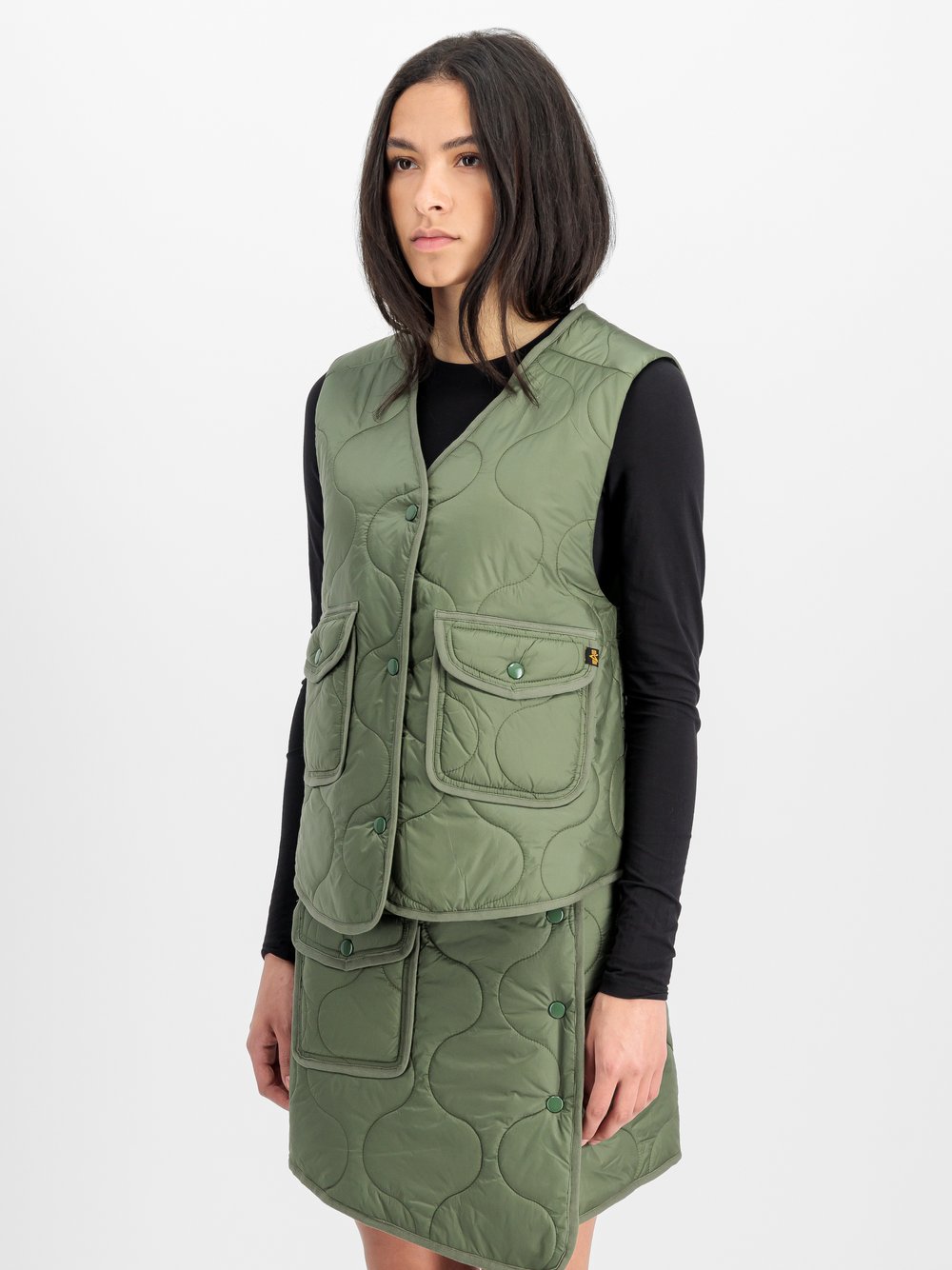 Alpha Industries Weste Damen grün, S