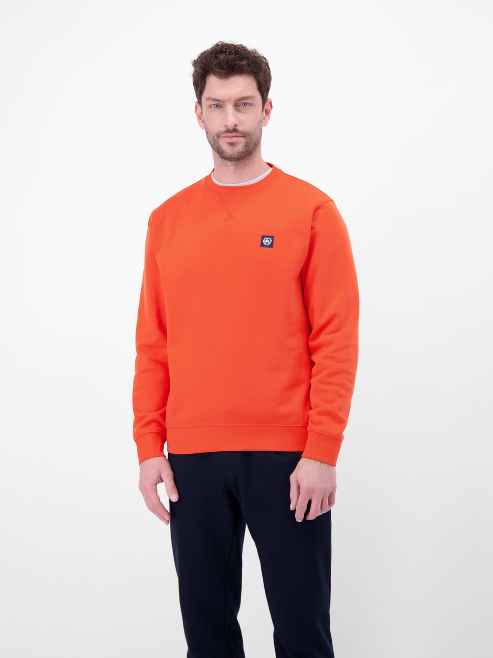 LERROS Sweatshirt Herren Baumwolle rot, XXL