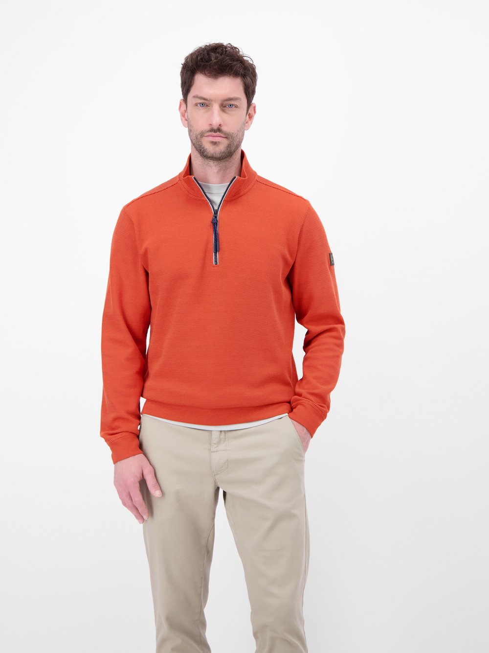 LERROS Troyer Herren Baumwolle rot, M