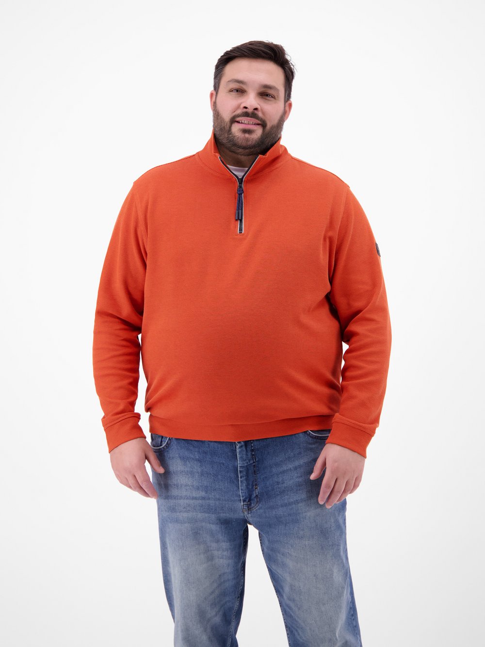 LERROS Troyer Herren Baumwolle rot, 4XL