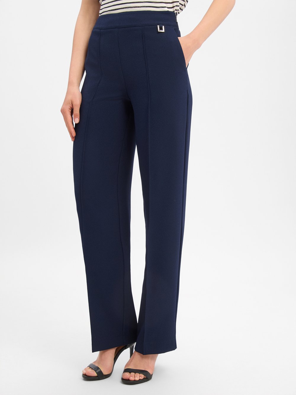 VAN GRAAF Joop! Damen Marine Hose Blau, Größe 40