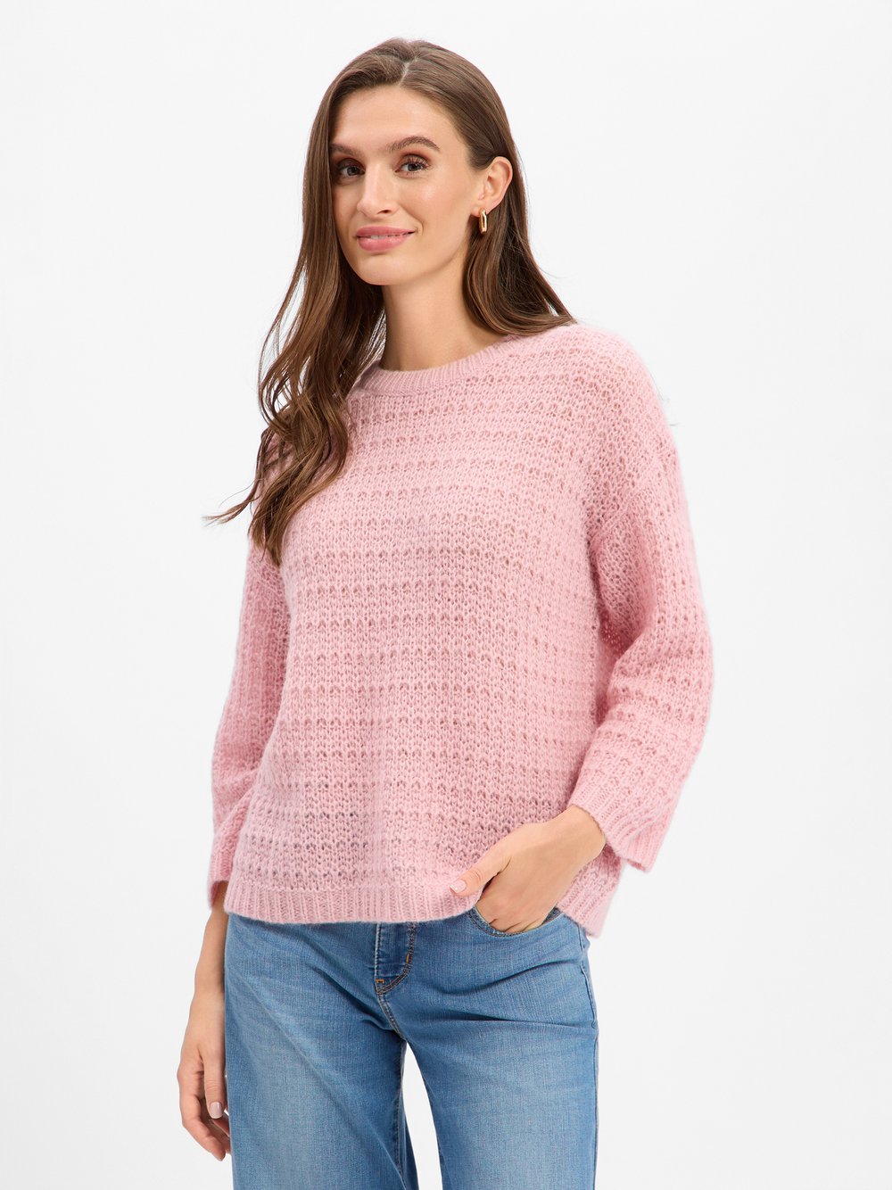 VAN GRAAF Joop! Damen Rosa Pullover Wolle Größe 36
