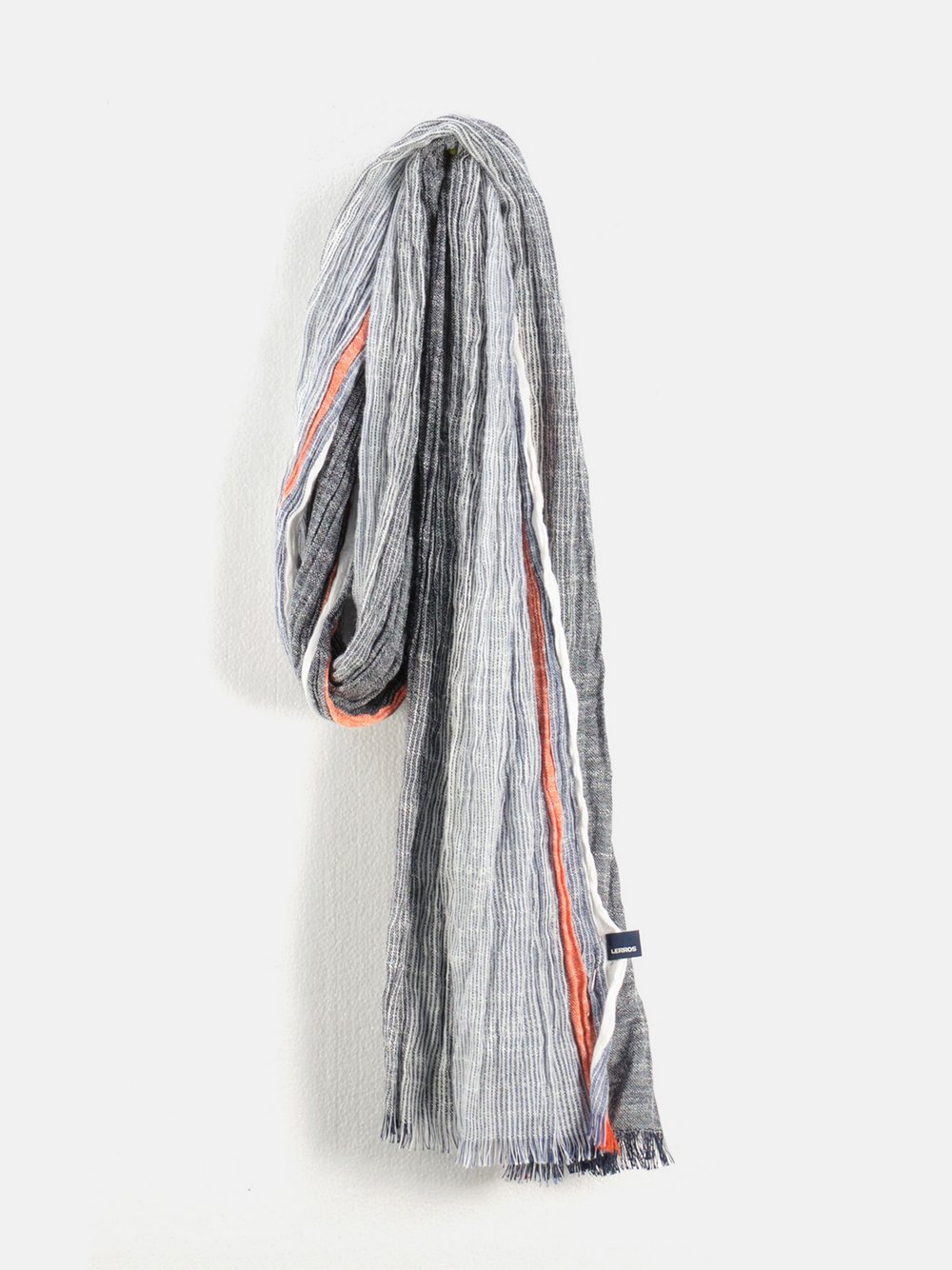 LERROS Schal Herren rot gestreift, ONE SIZE