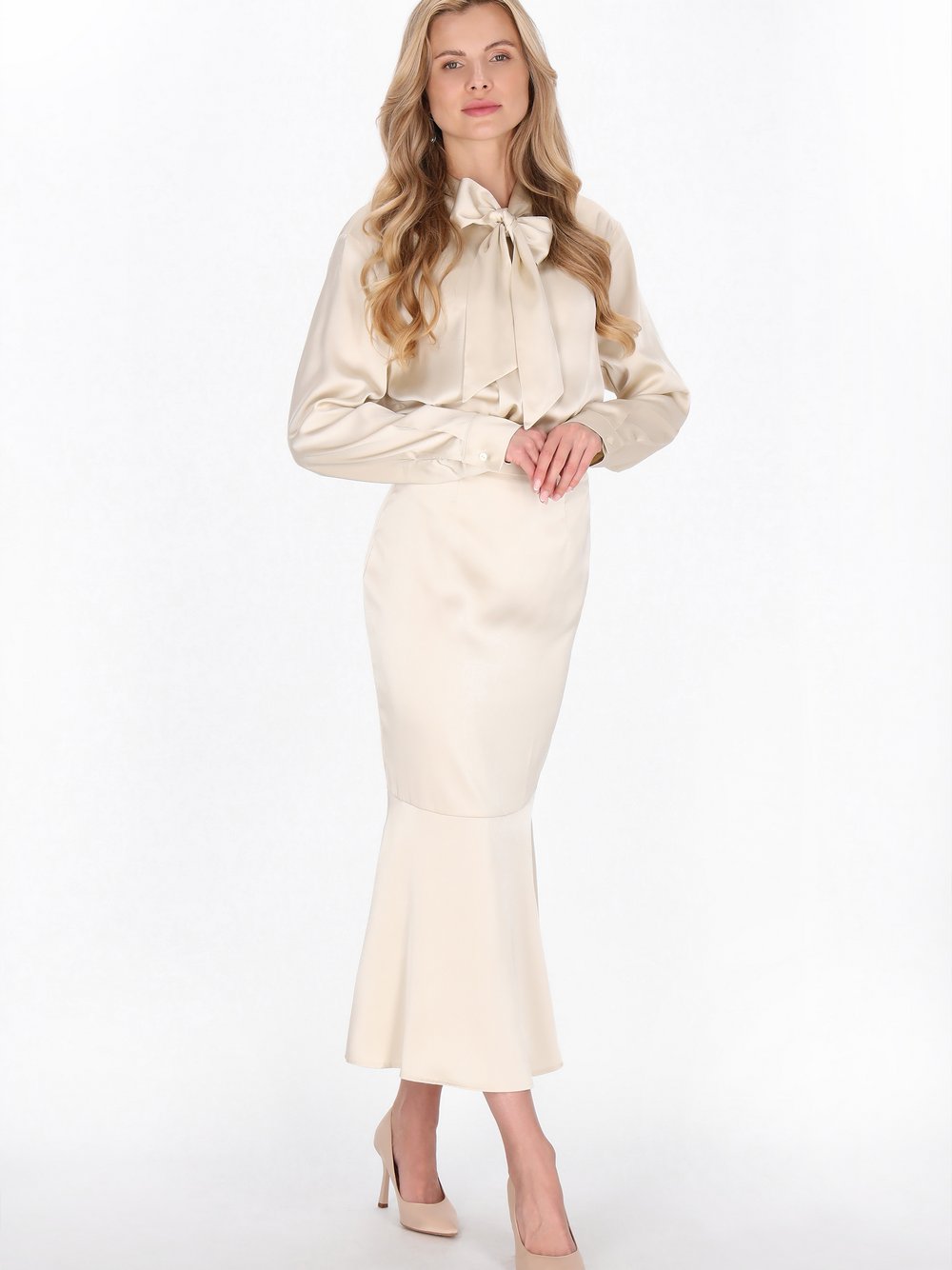 Usha Rock Damen beige, S