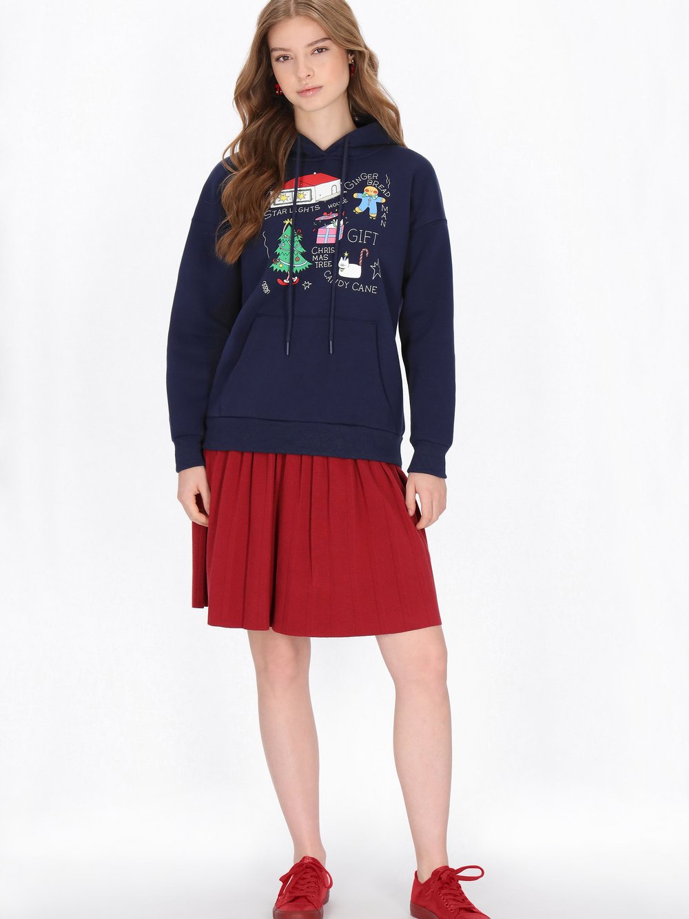 MyMo Sweatshirt Damen Baumwolle blau, XL