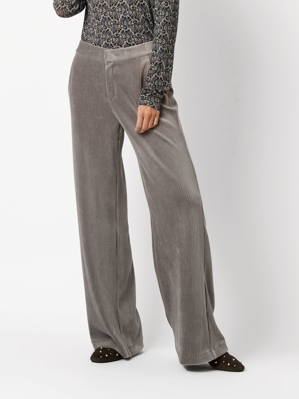 TONI Hose Damen Baumwolle grau, 38