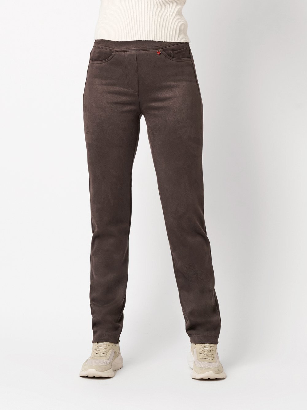 Thumbnail - Relaxed Hose Damen braun, 40