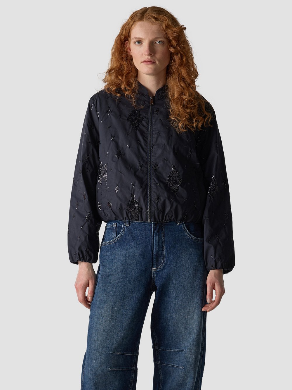 LCMT Jacke Damen Baumwolle blau, 46