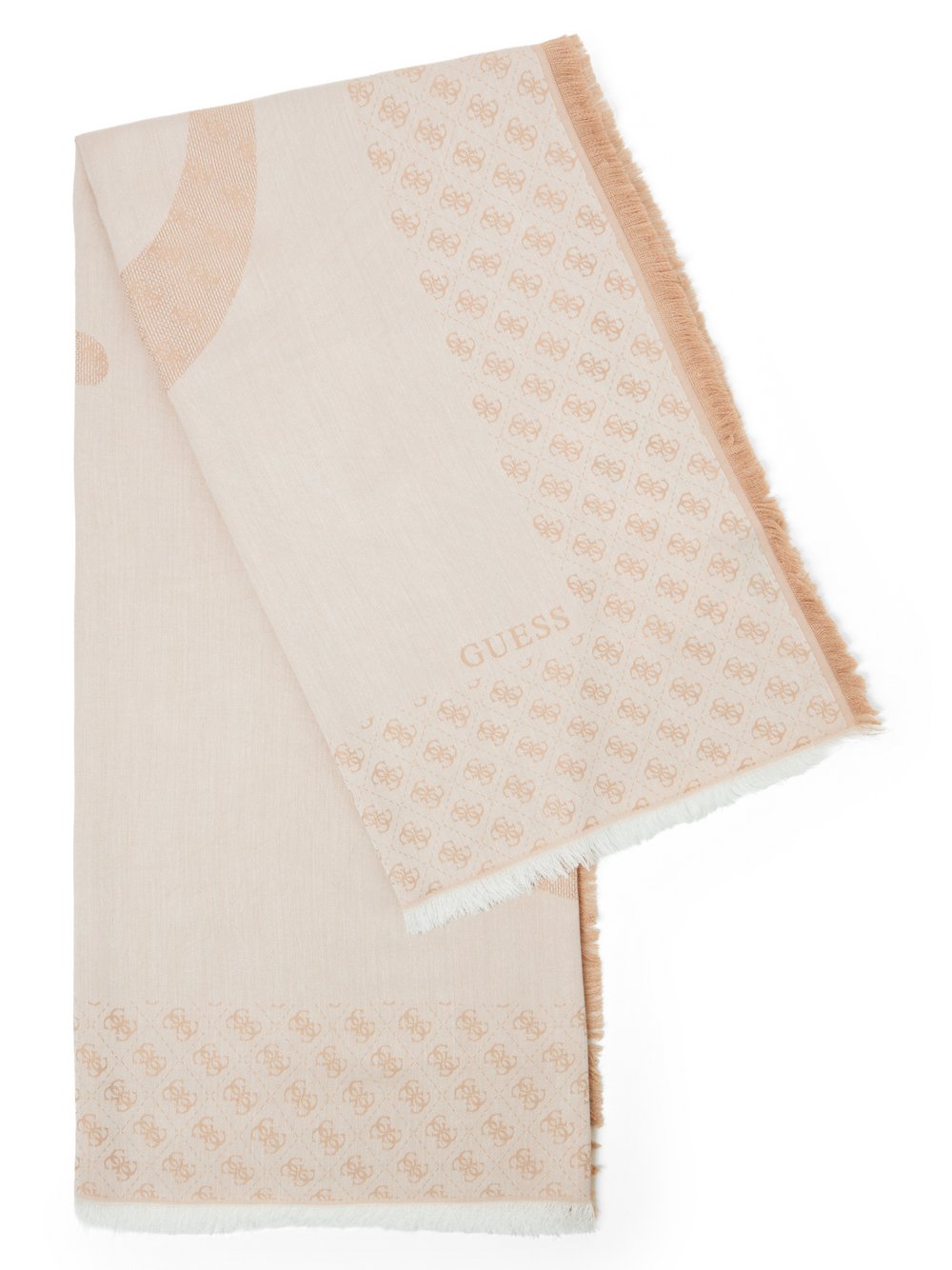 GUESS Chustka Kobiety wiskoza (100%) beżowy|różowe złoto, ONE SIZE