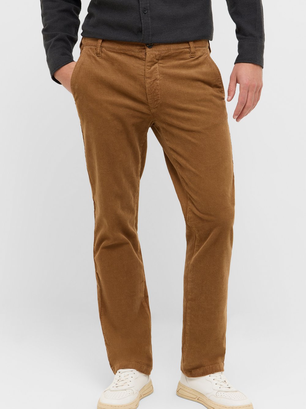 Thumbnail - Mustang Chino Hose Herren Baumwolle braun, 31-34