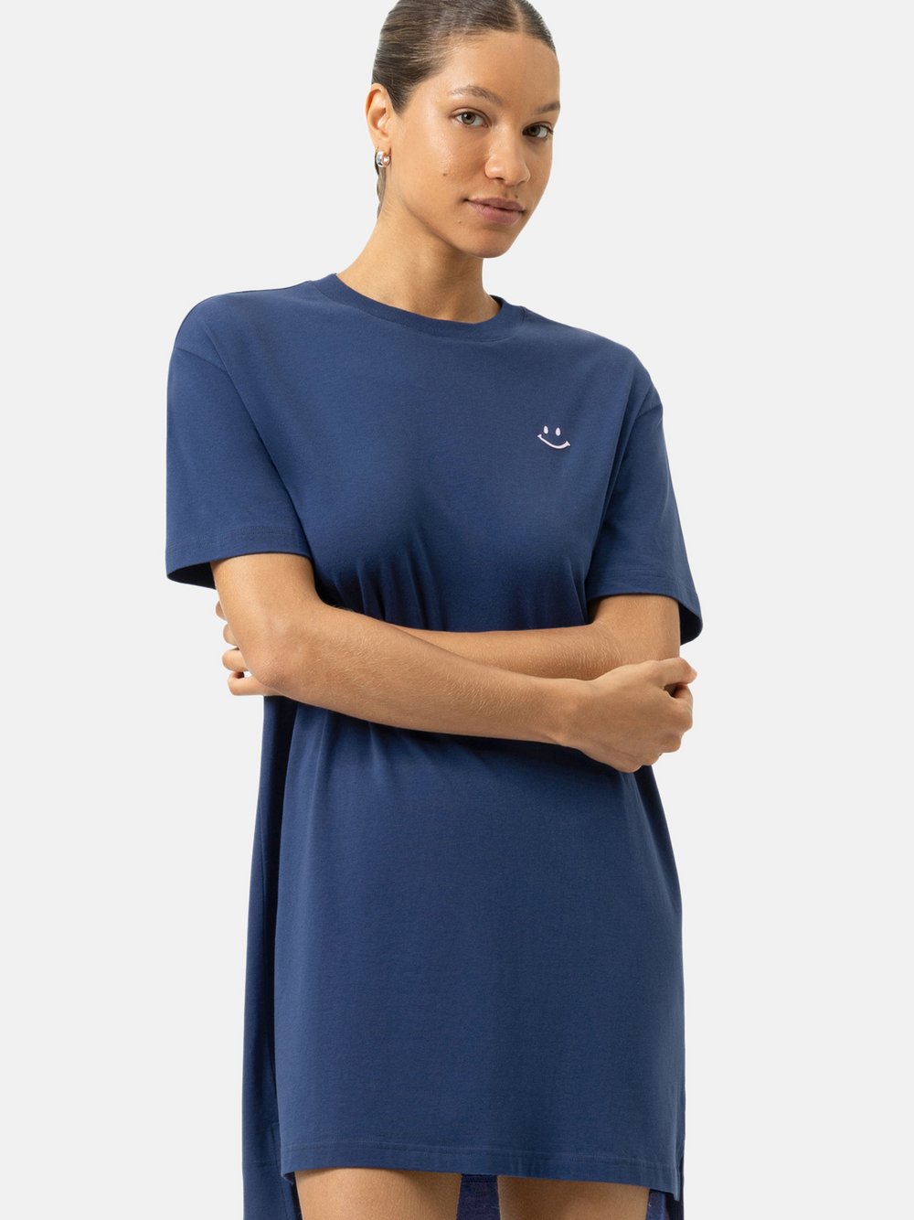 Mey Nachthemd Damen Baumwolle blau, XS