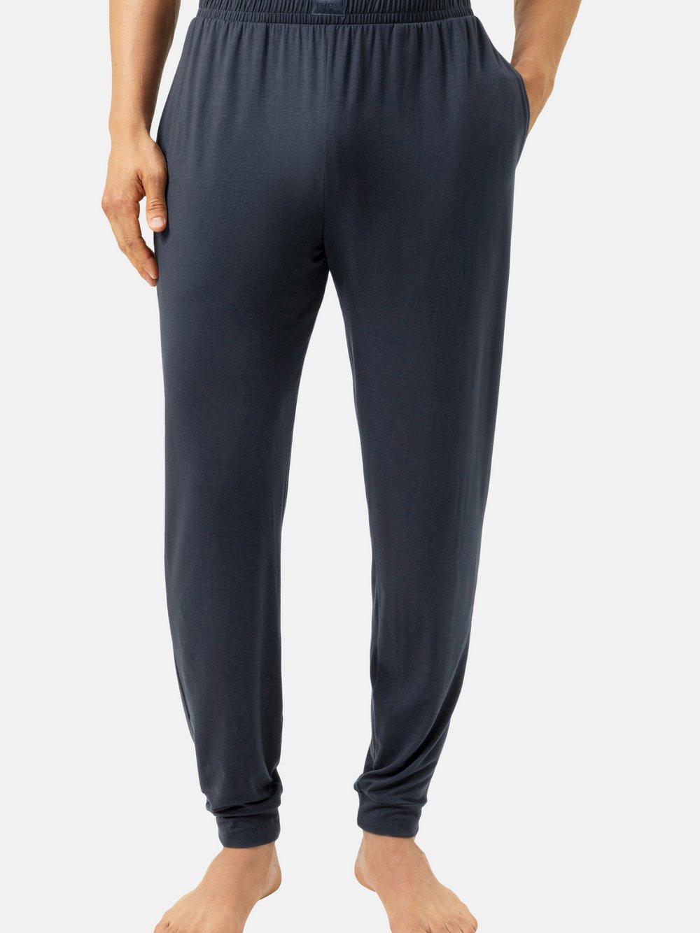 Mey Schlafanzug Hose Herren Modal blau, S