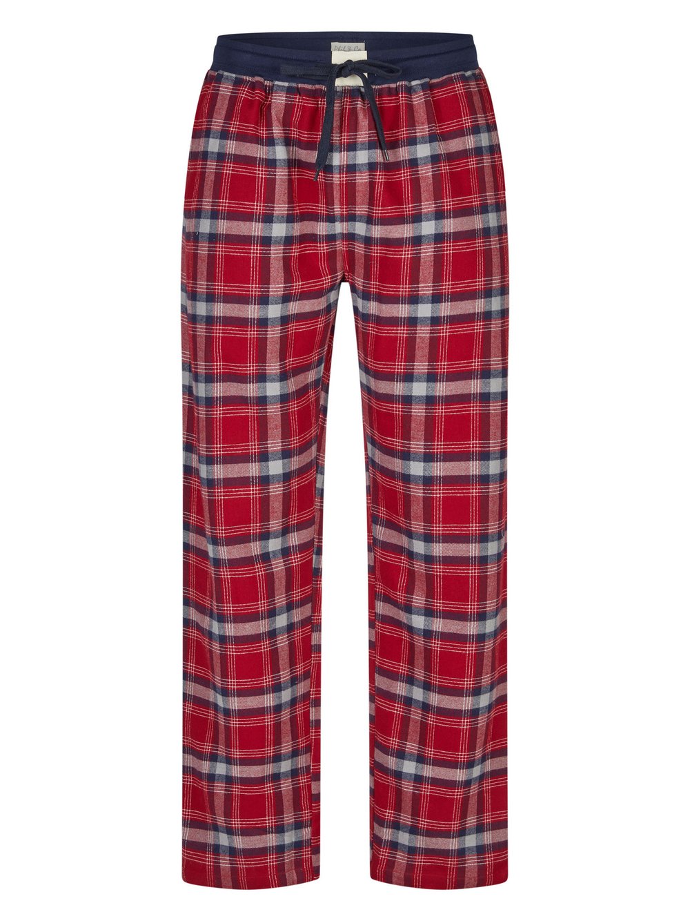 Phil & Co. Berlin Pyjamahose  Herren Baumwolle rot kariert, M