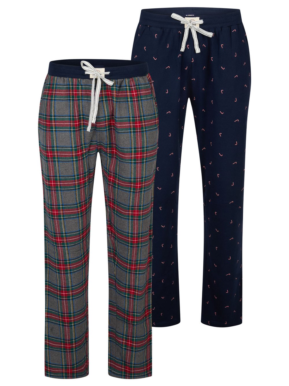 HAPPY SHORTS Pyjamahose  Herren Baumwolle mehrfarbig bedruckt, M