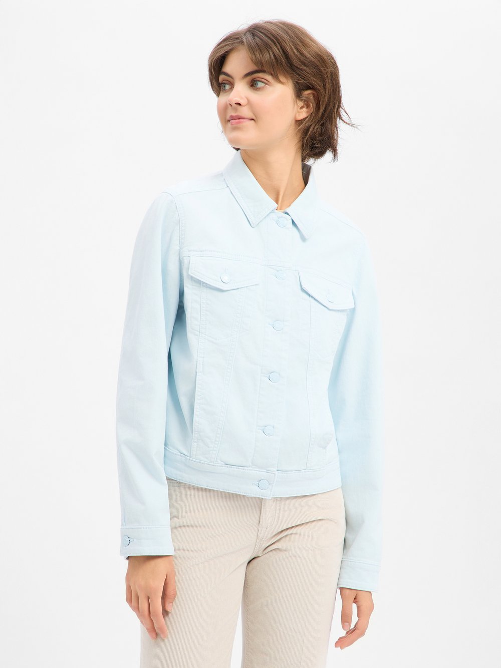 s.Oliver Jeansjacke Damen Baumwolle blau, 40