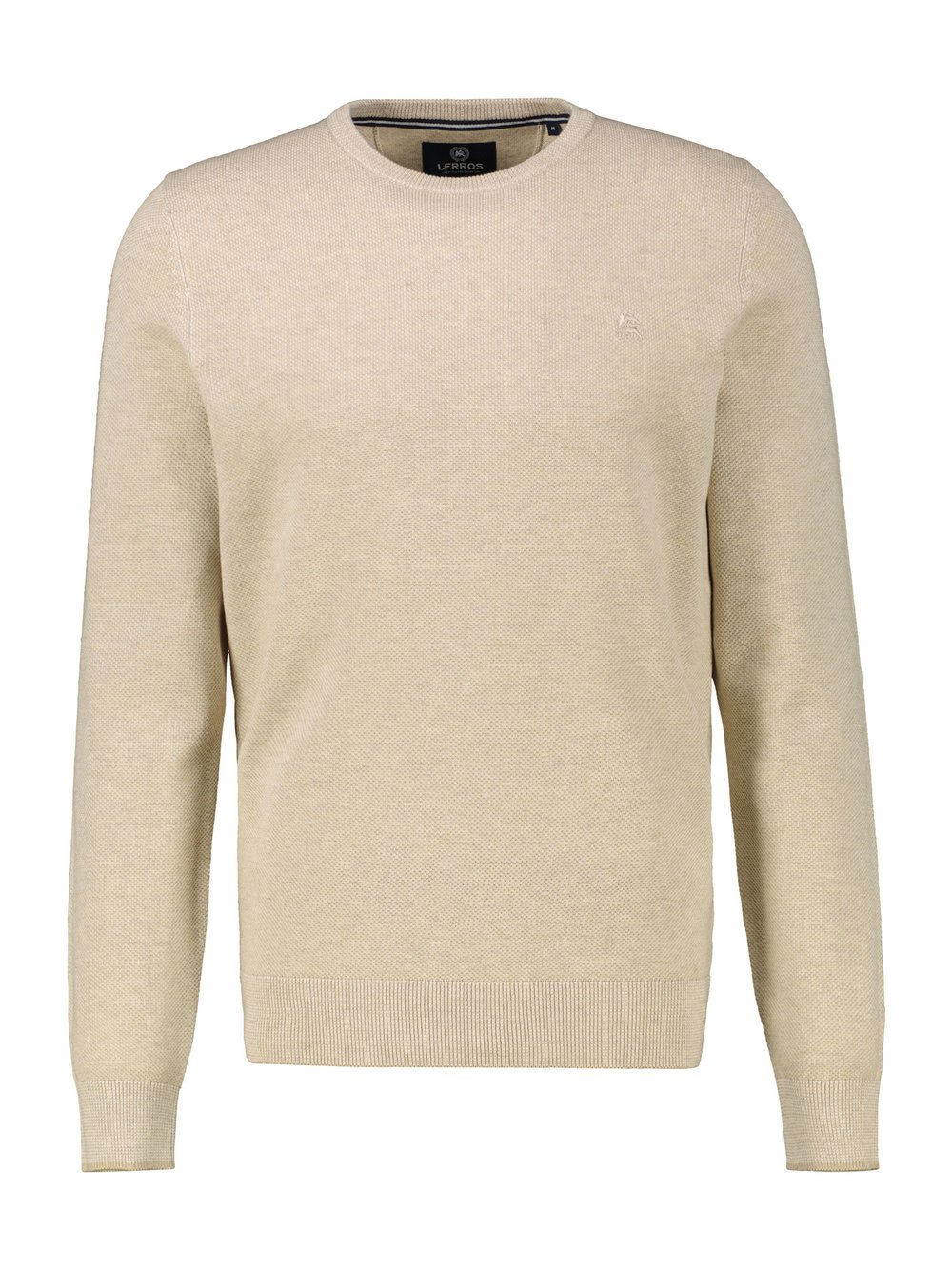 LERROS Sweatshirt Herren Baumwolle beige, 4XL