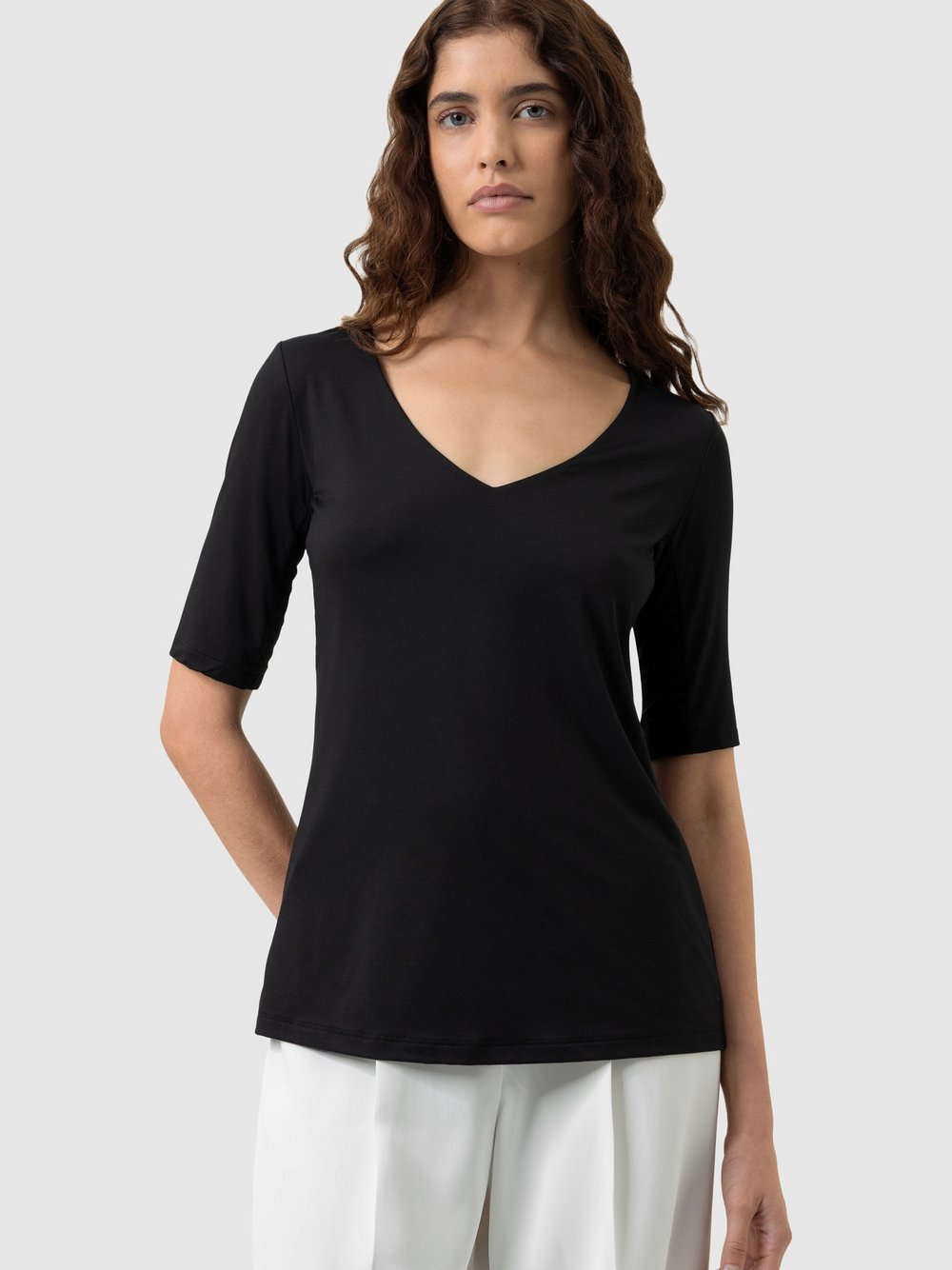 Mey Unterhemd Damen Modal schwarz, XL